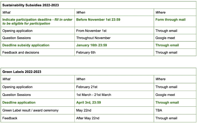 Jaarplanning 2022-2023
