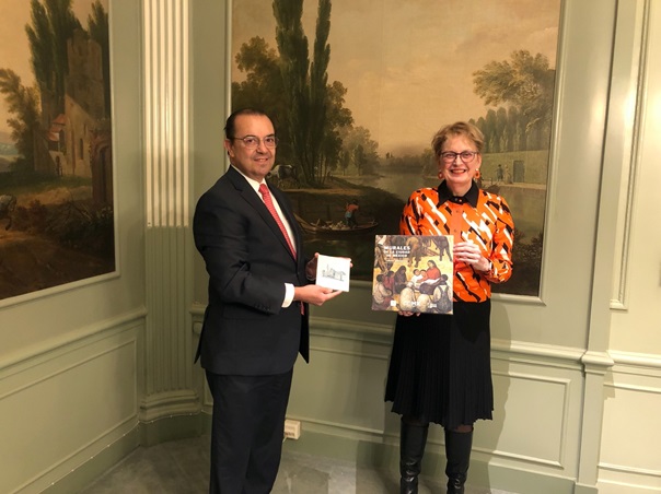 UG Rector Cisca Wijmenga met with the Mexican Ambassador to The Netherlands José Antonio Zabalgoitia