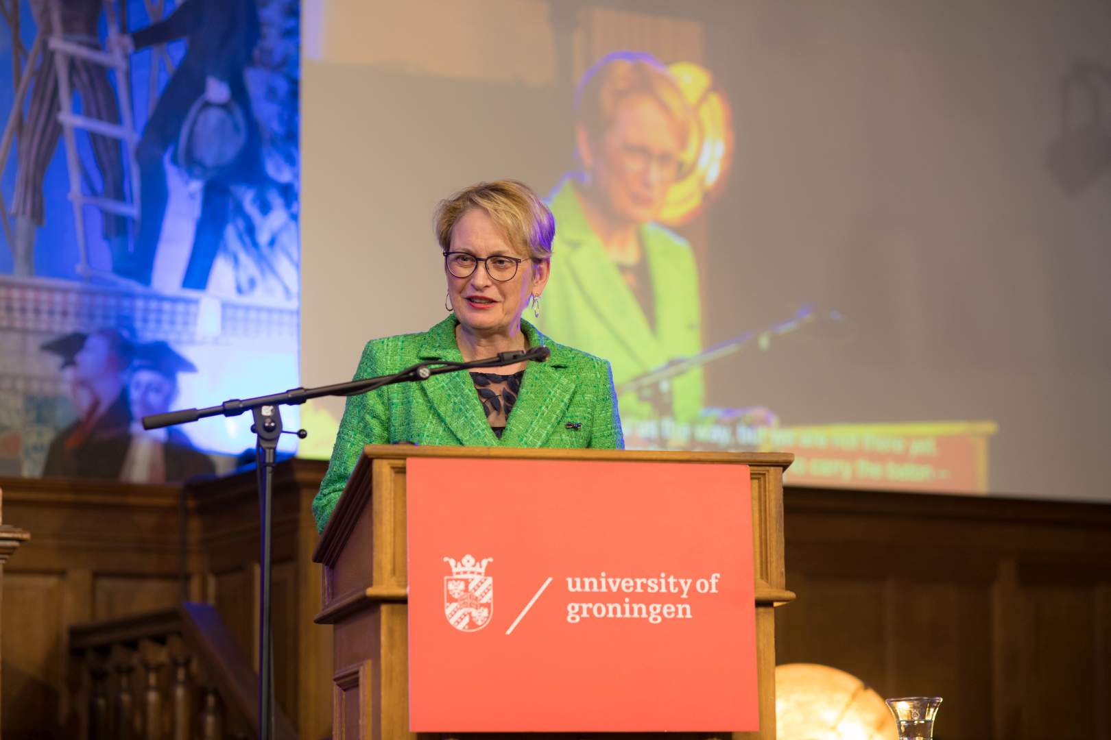 Opening by Rector Cisca Wijmenga