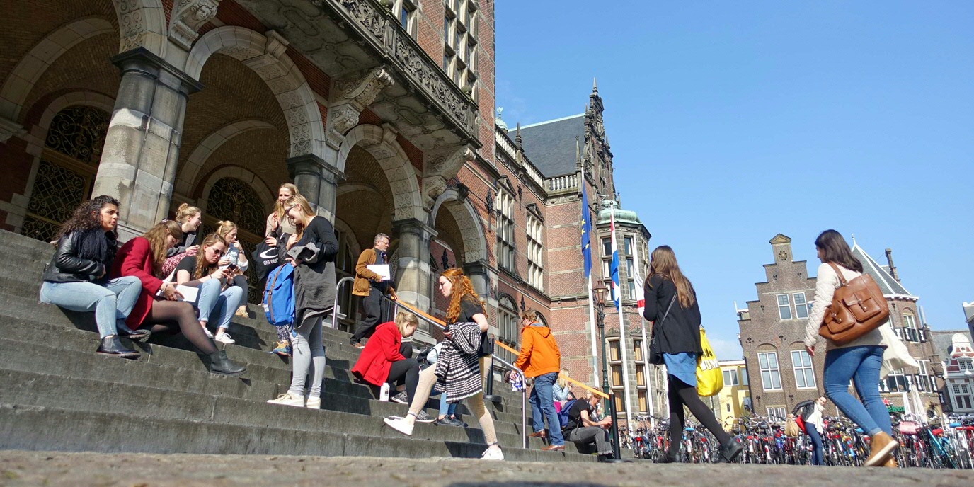 studenten trappen academie
