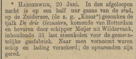 Het bericht uit de krant