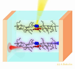 Artist impression of how solar cells function