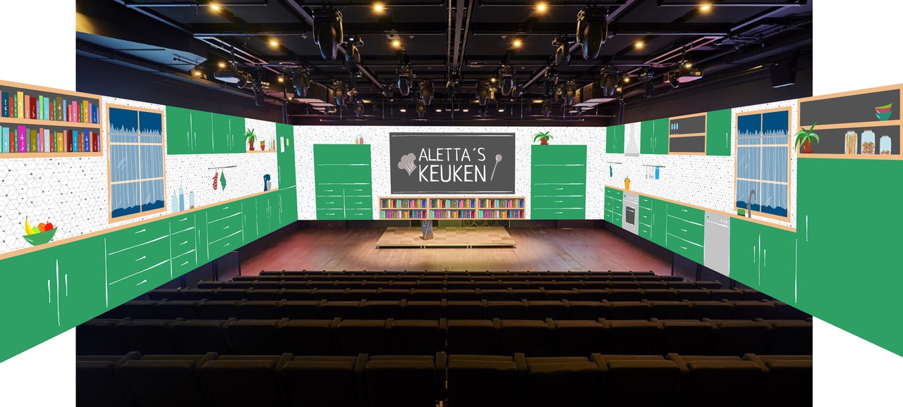 Aletta's Kitchen stage at Forum Groningen