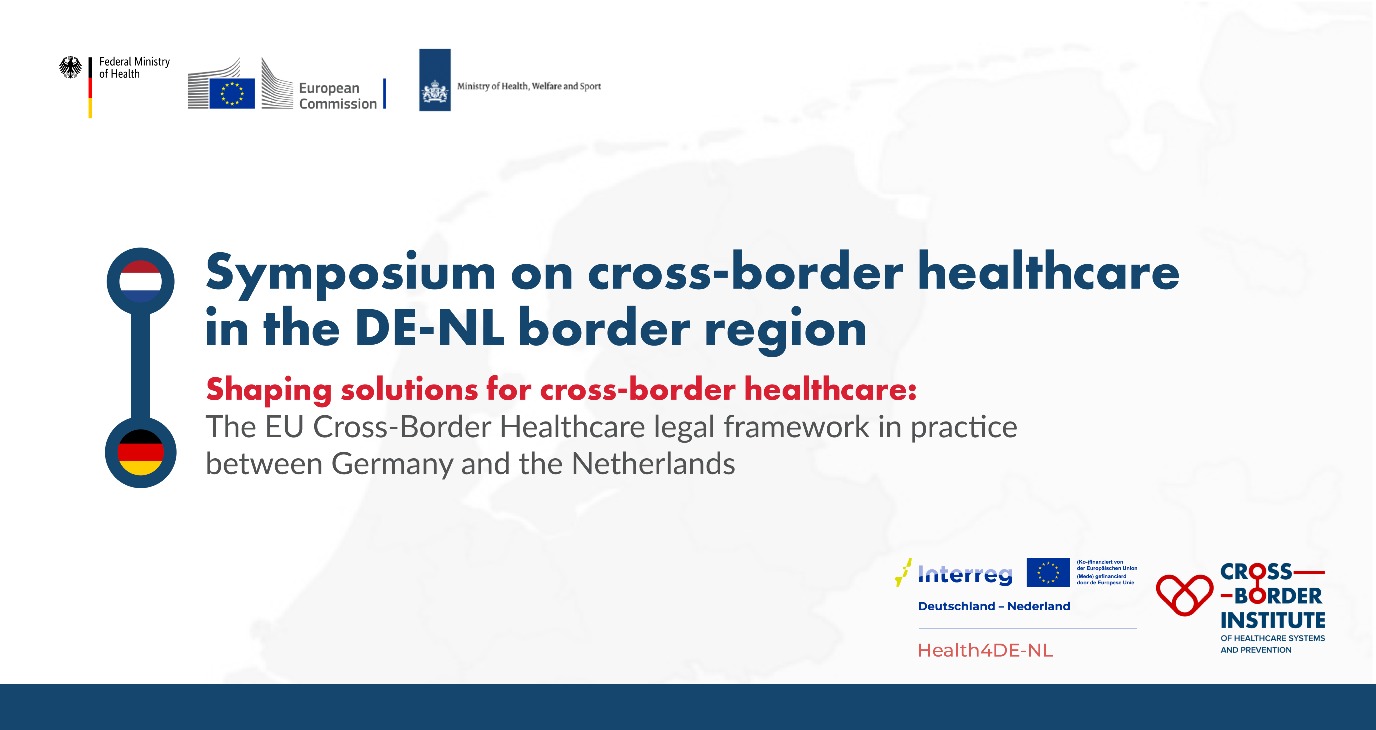 Symposium over grensoverstijgende gezondheidszorg in de DE-NL Grensregio