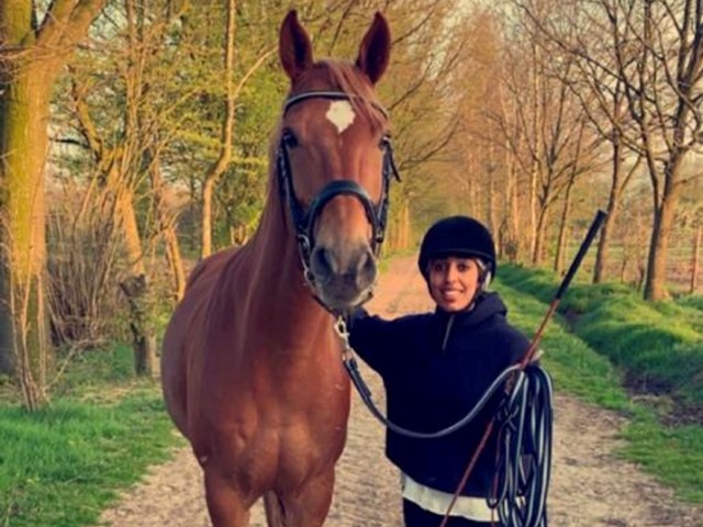 Najod Alsabaan, representing Saudi Arabia, Master of Medicine. First female president of the Saudi student club at Groningen University in 2016