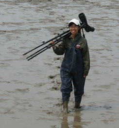 Fieldwork in Bohai Bay by PhD Ying-Chi ChanVeldwerk in Bohai, PhD Ying-Chi Chan