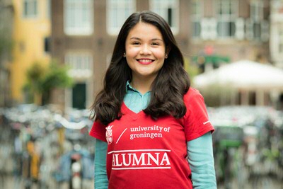 Dilva Joya - alumna International Relations and International Organization from Mexico (photo by Gerhard Taatgen)