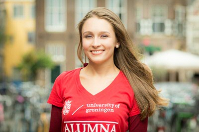 Elisa Ahovuori - alumna International Relations & International Organization from Finland (photo by Gerhard Taatgen)