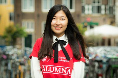 Shishi Wu - alumna Economics & Business Economics from China (photo by Gerhard Taatgen)