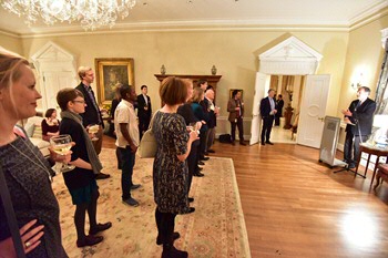Alumnibijeenkomst op de residentie van de NL ambassadeur in de VS, 27 januari 2016