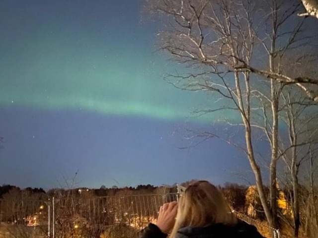 Northern Lights in Stockholm!