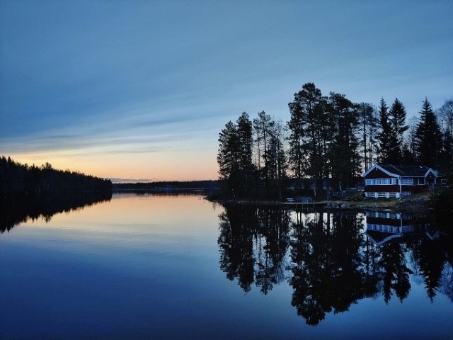 The lake within Umeå, Nydalasjön
