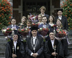 De winnaars van de GUF-100 prijzen 2016. Foto: Klaas Meijer