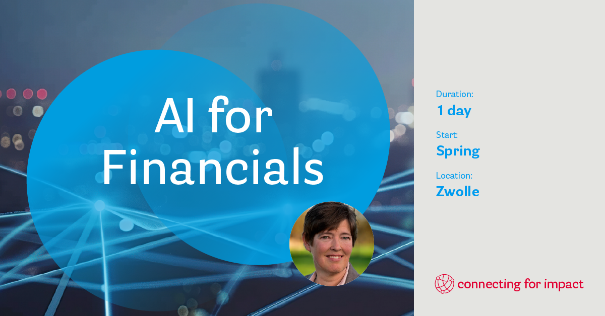 AI for Financials - Hands-on GenAI, with Key lecturer prof. Lineke Sneller