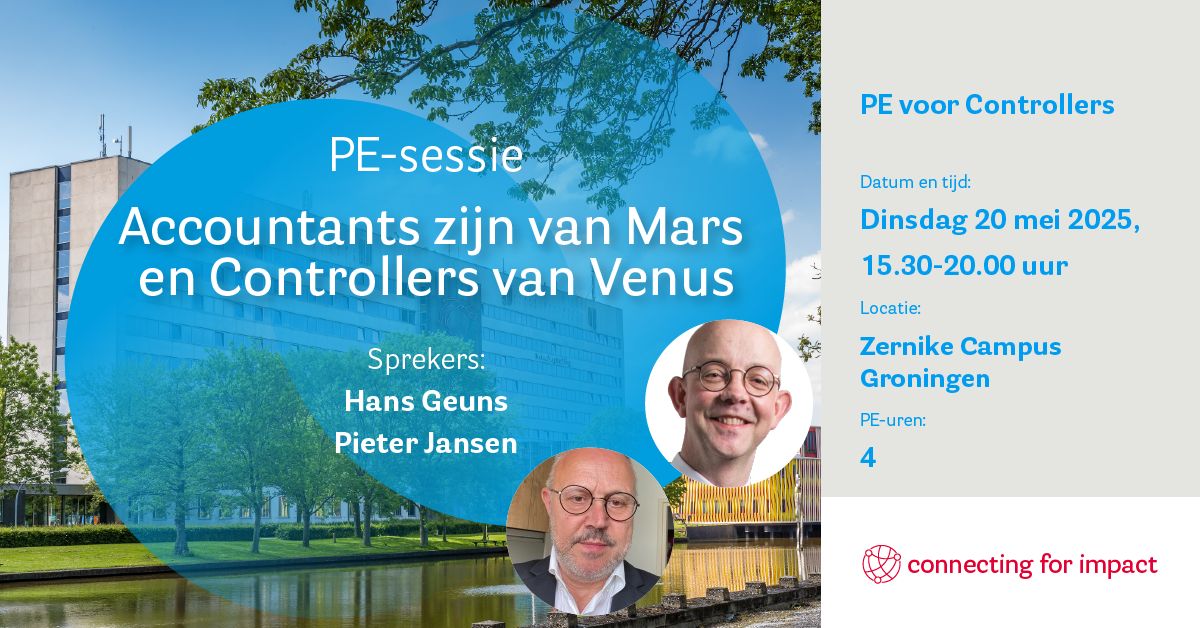 PE sessie op 20 mei met Hans Geuns en Pieter Jansen