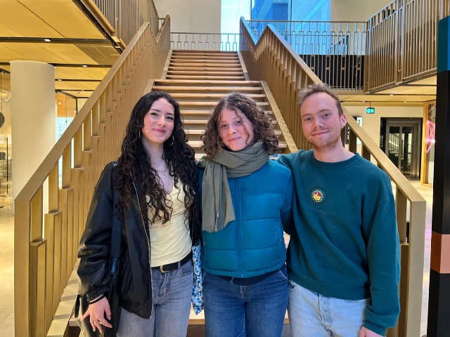 (from left to right): Luna, Emma and Ype