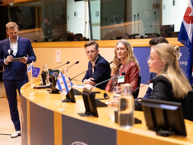 Marij Tolsma during Fryslandei in Brussels, on April 18th