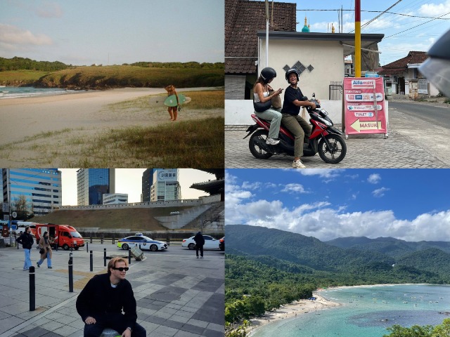 Clockwise: Vicki, Chiara, Ruben, Helena