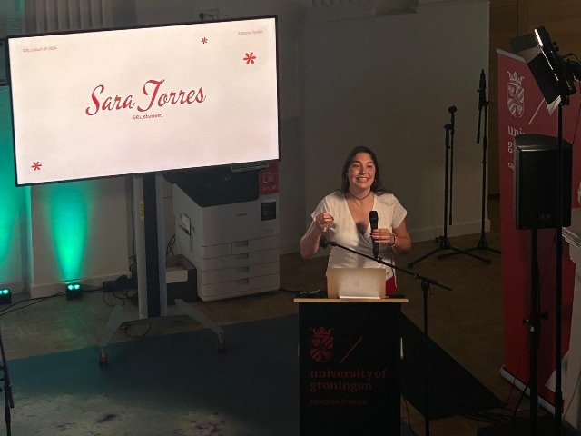 Sara Torres just graduated from GRL and gave a speech at the graduation ceremony