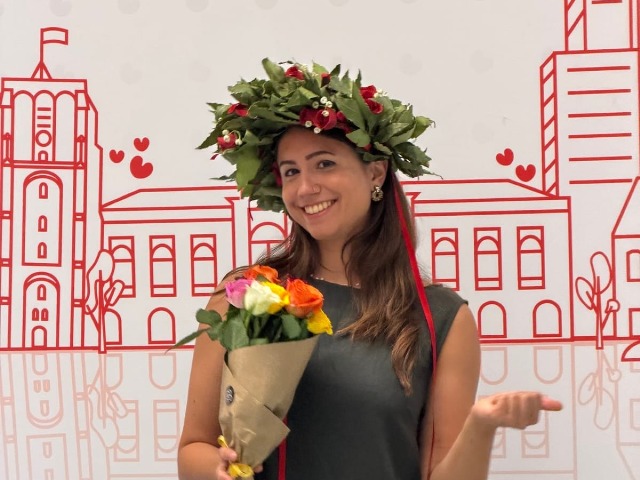 Tea graduated from the Sustainable Futures master's in 2026