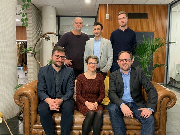 The DRC team (Back row left to right: Hans Gankema, Daniel Feitosa, Anno Bunnik. Front row left to right: Oskar Gstrein, Anne Beaulieu, Andrej Zwitter)