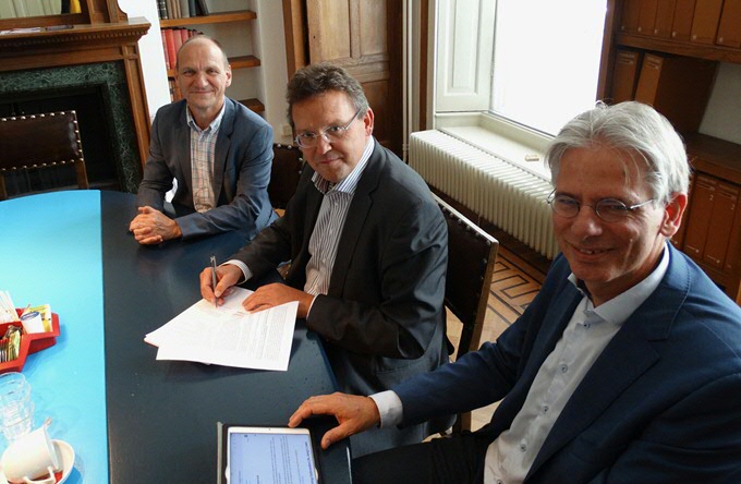 Ondertekening samenwerkingsovereenkomst tussen de Universiteit van Toulouse en de Rijksuniversiteit Groningen/Campus Fryslân