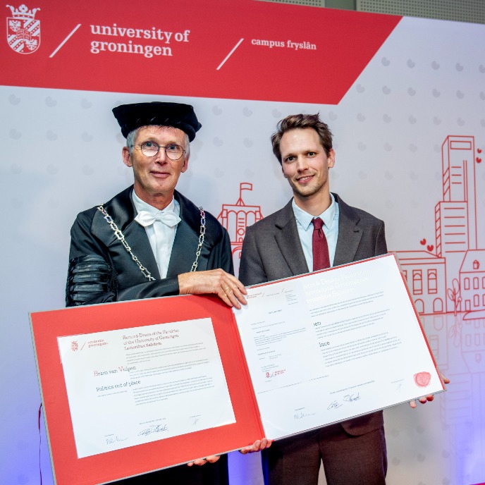 Prof Christiaan Boerma en dr Bram van Vulpen