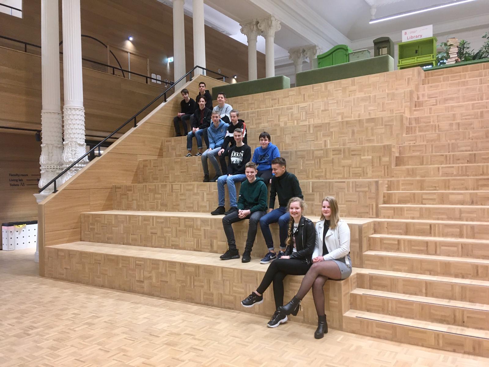 Pupils from Tytsjerksteradiel at Campus Fryslân