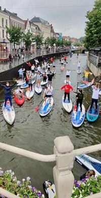 Stand Up Paddling in Leeuwarden