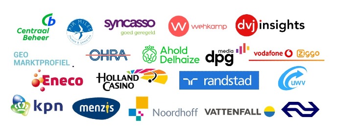 Actueel overzicht van de vele tientallen bedrijven die al lid zijn van het Customer Insights Center van de Rijksuniversiteit Groningen (RUGCIC)