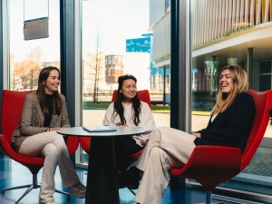 Students working for the Customer Insights Centre