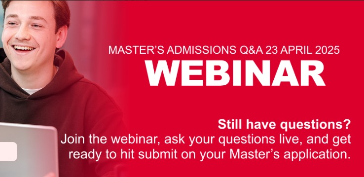 Master's Admissions Q&A on 23 april 2025