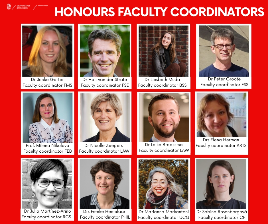 Honours Faculty Coordinators