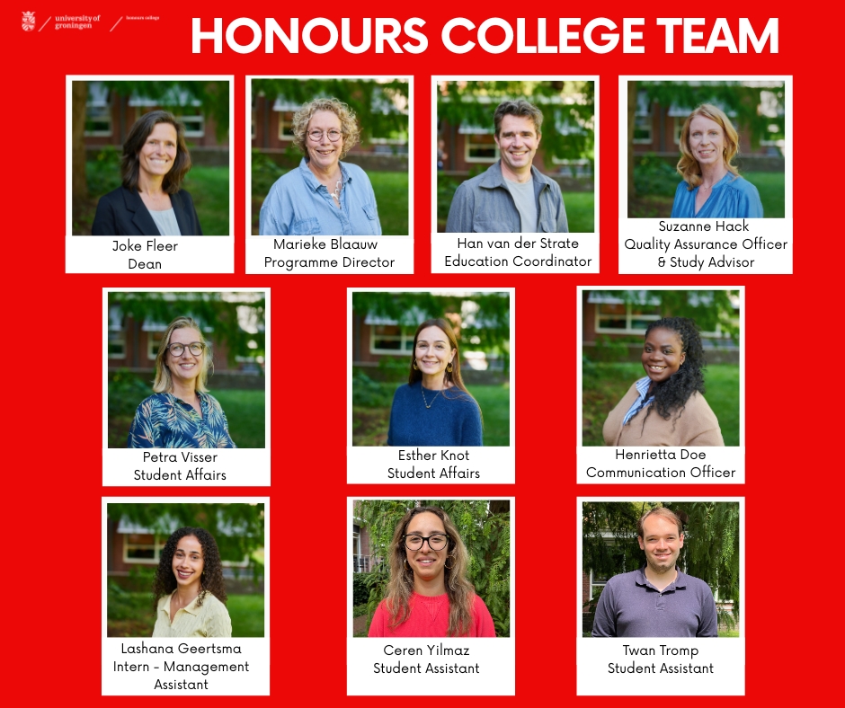 Honours College team