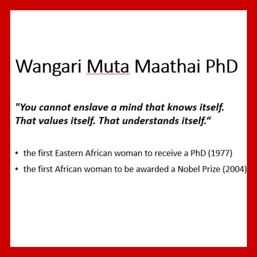 Wangari Muta Maathai quote