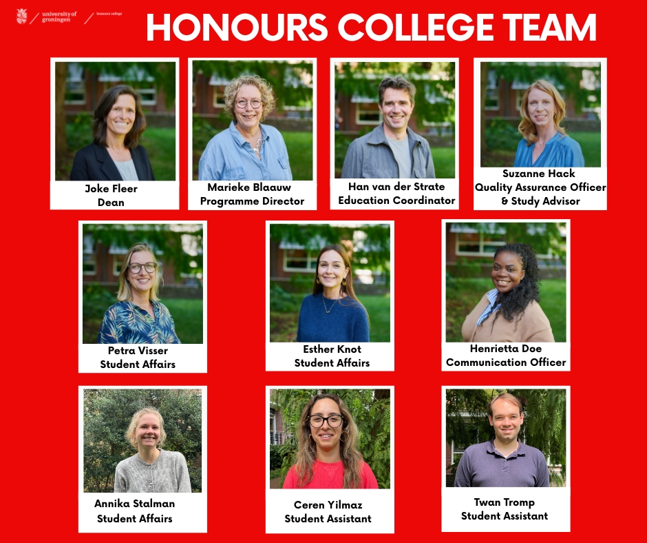 Honours College team