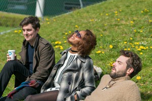 Students in the sun