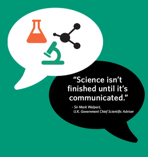 Science isnt finished until its communicated