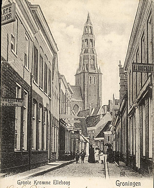The Grote Kromme Elleboog in the beginning of the 20th Century