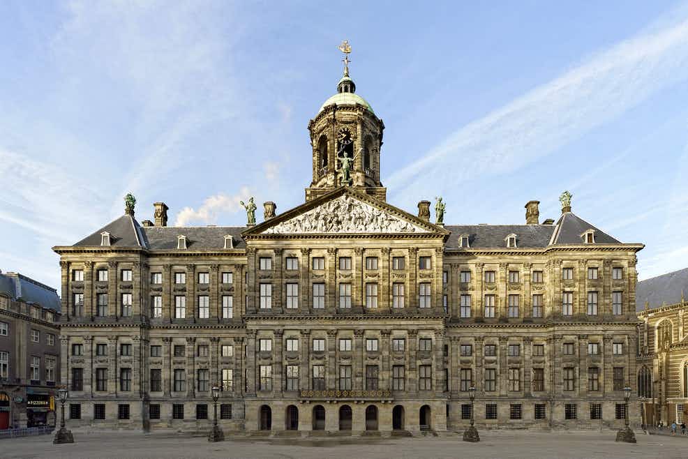 The Royal Palace in Amsterdam