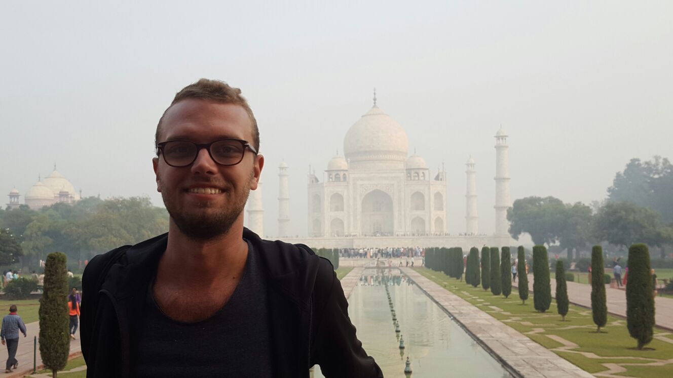 The face I make after 14 hours on an Indian bus to see the Taj Mahal