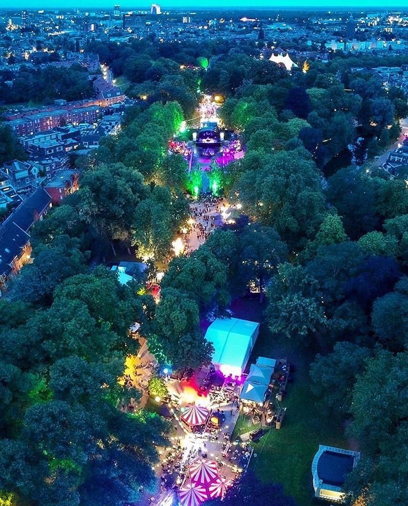 Noorderplantsoen during Noorderzon festival (Photo by @peterwie)