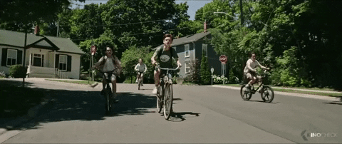 When your whole squad rolls up like this, you know you're integrating into Dutch society