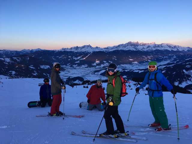 Skiing with my friends :)