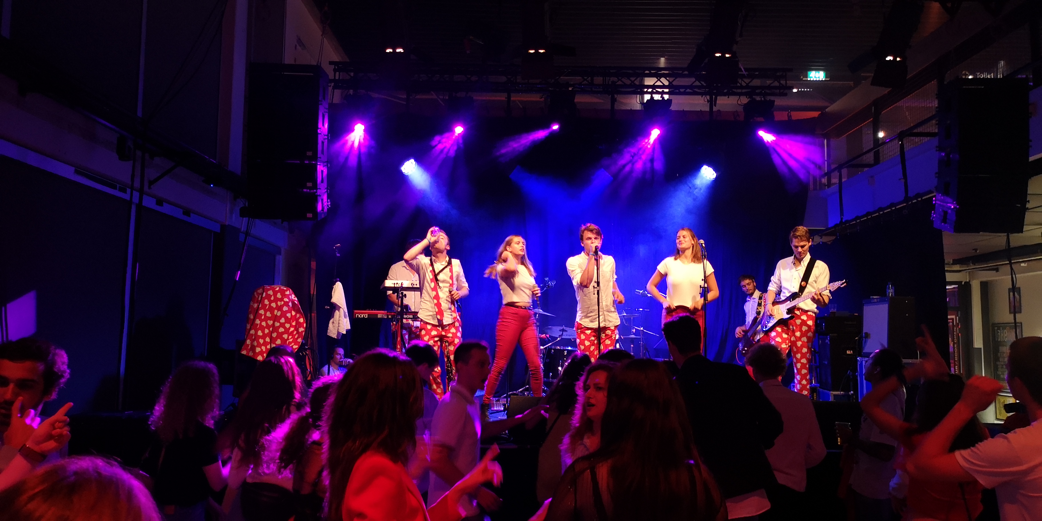 One of the bands from the Welcoming Festival for the Univesity of Groningen - a wonderful night of bands, silent disco and all-round fun!