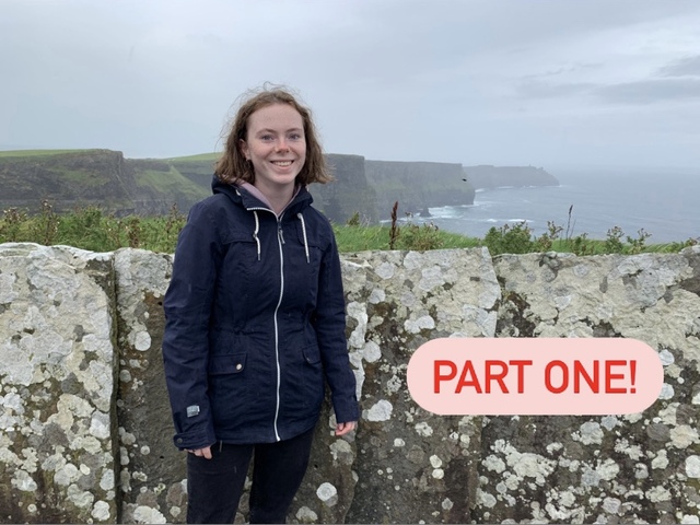 Happy Hylke at the Cliffs of Moher, Ireland!