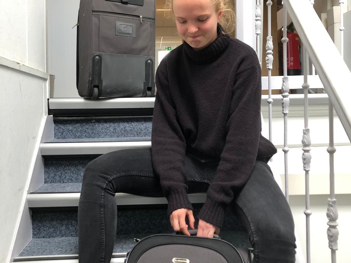 be prepared to struggle up dutch stairs with your suitcases