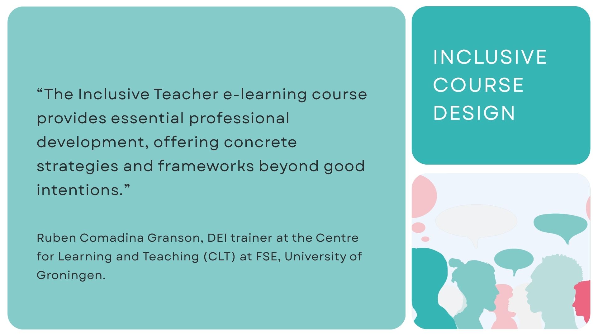 Inclusive Course Design