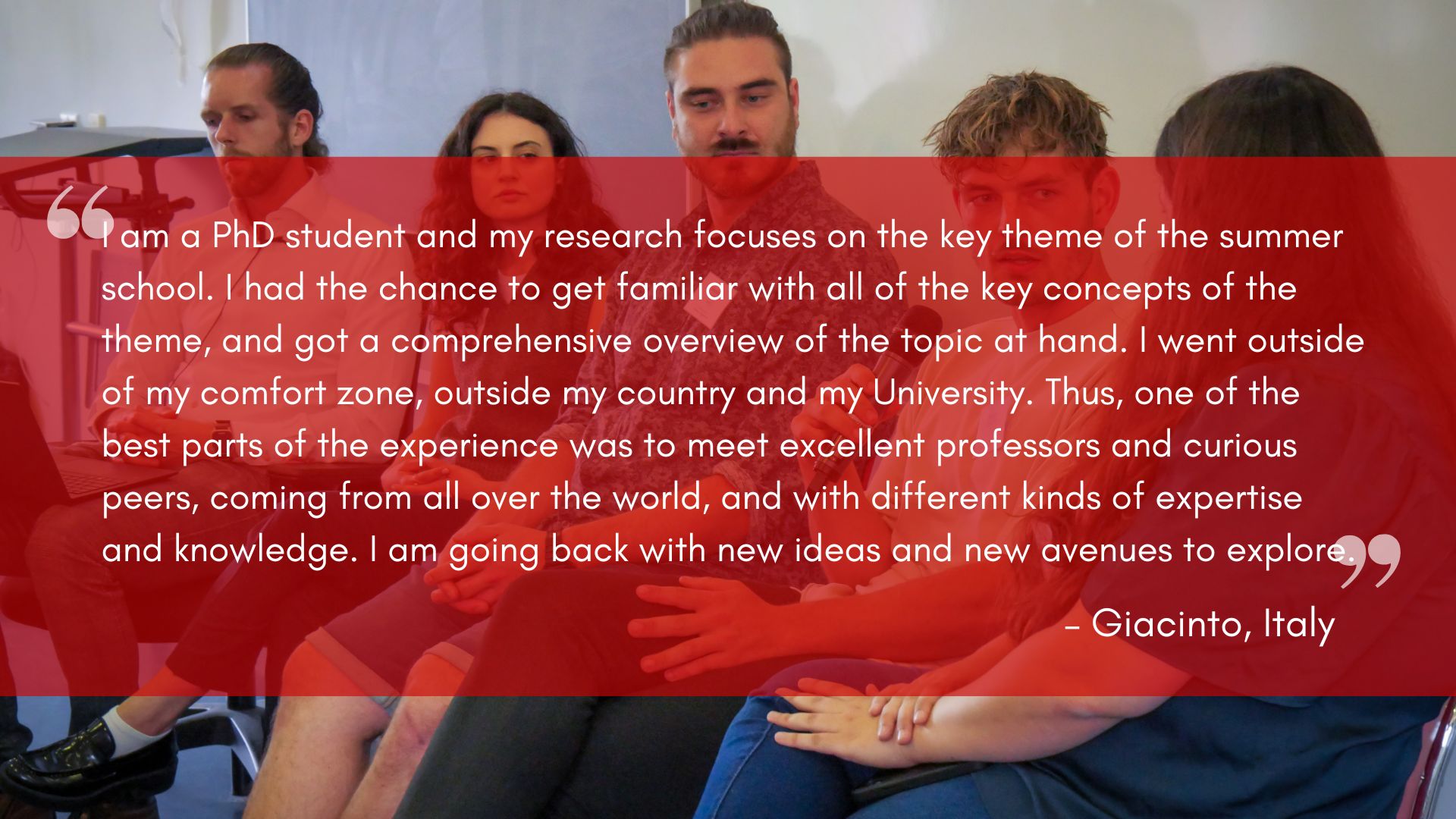 Giacinto's testimonial