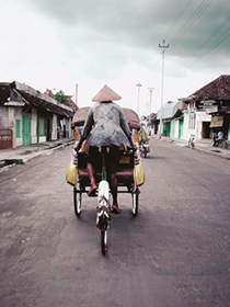 Person on bike Vietnam
